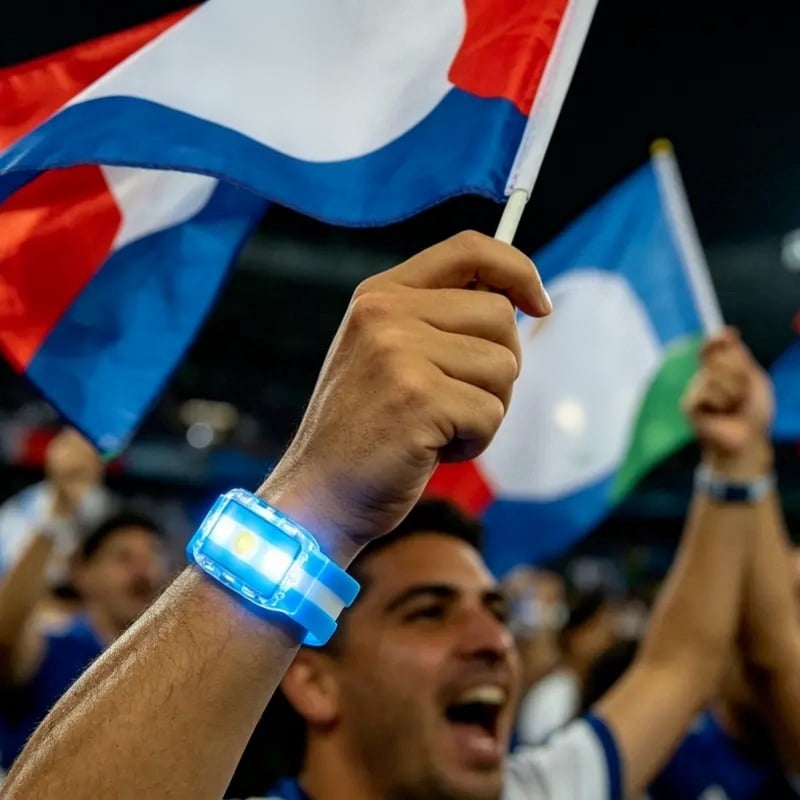 🔥Today Buy 1 Get 1 Free🔥LED Light Up National Flag Wristbands
