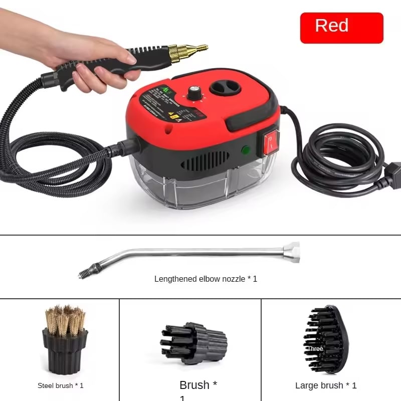 2500W High Temperature Pressure Steam Cleaner for Home Kitchen Portable Handheld Cleaning Machine for Car Auto