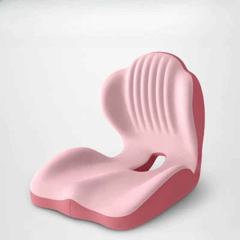 Ergonomic Memory Foam Seat Cushion with Lumbar and Back Support, Relieves Back Pain, Reduces Pressure