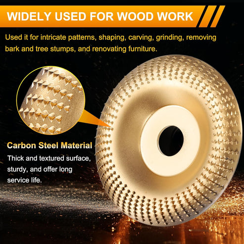 Last Day 49% OFF🔥Heavy-Duty Wood Carving Disc Set (3PCS)