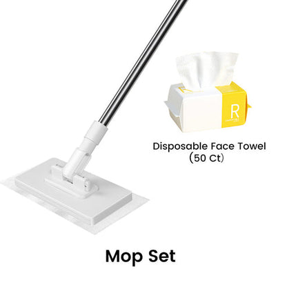 🧹Now only 49% off!💥Disposable Dust Mop with 4 Reusable Cloths