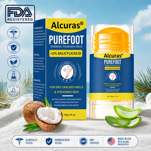 Last Day 49% OFF🔥Alcuras® Pure Foot Diabetes Treatment Stick