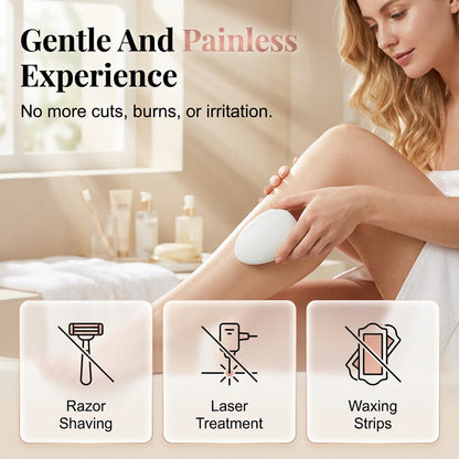 Ergonomic Hair Removal Tool with Protective Cover