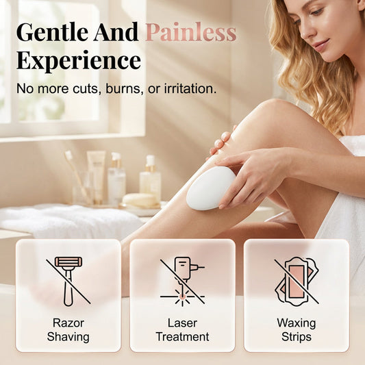 Ergonomic Hair Removal Tool with Protective Cover