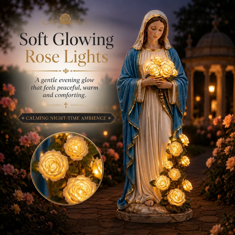 🔥Last Day 50% OFF 💗Virgin Mary Garden Light