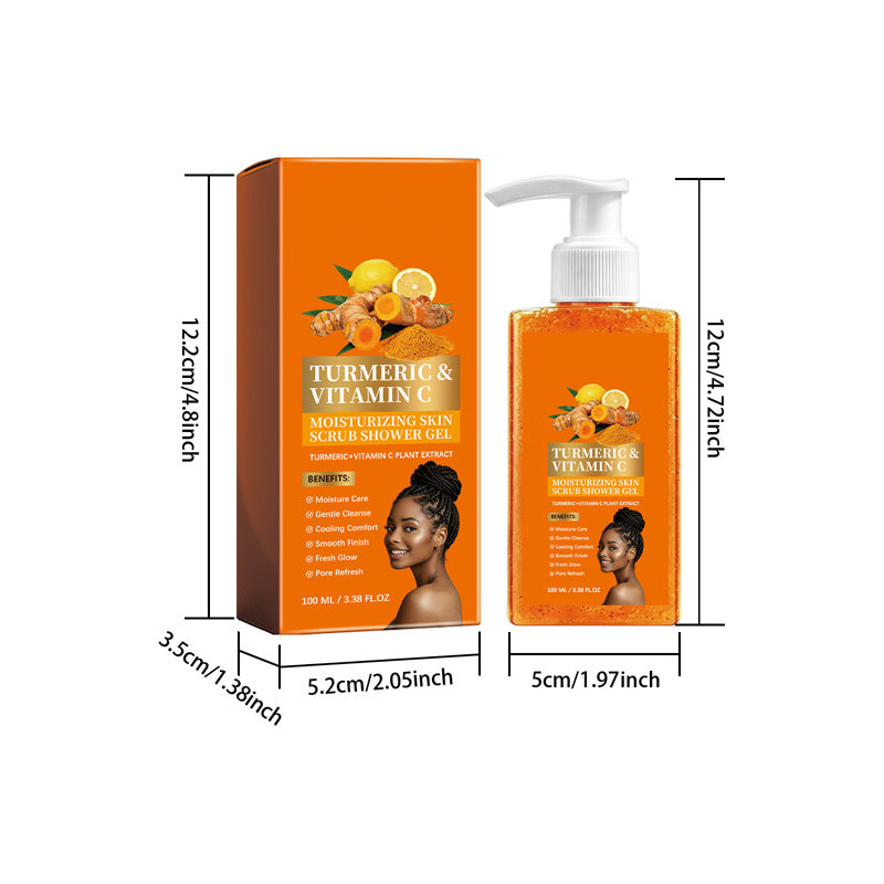 🔥Day Sale 70% OFF|Turmeric Vitamin C Scrub Body Wash