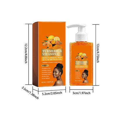 🔥Day Sale 70% OFF|Turmeric Vitamin C Scrub Body Wash