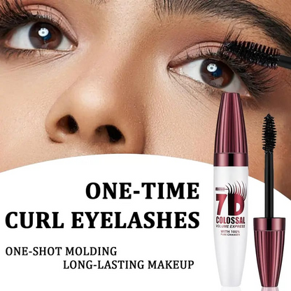 Alcuras® 7D Waterproof Mascara - 24H Long Lasting Volume & Curl, Smudge-Proof Lift for Natural False Lash Look