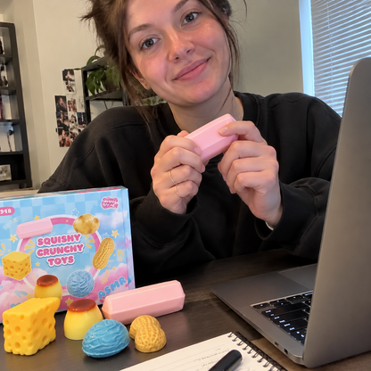6-Piece Crunchy ASMR Squishies 📦 Free Shipping