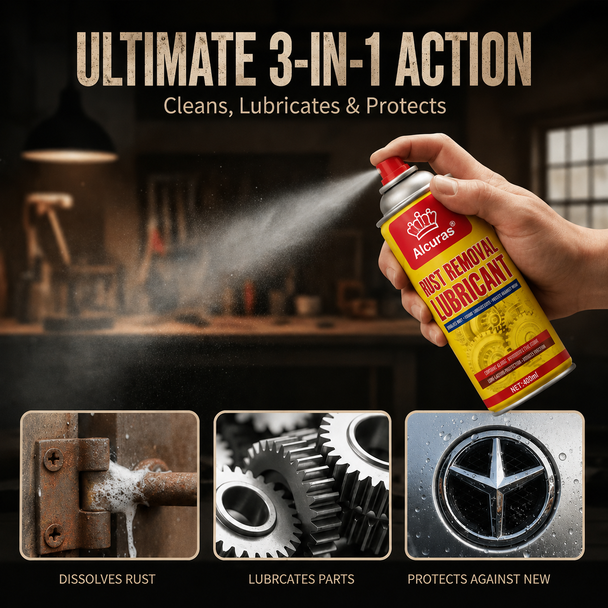 Limited-time 75% off⏰Anti-Rust Lubricant Spray & Rust Remover