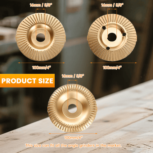 Last Day 49% OFF🔥Heavy-Duty Wood Carving Disc Set (3PCS)