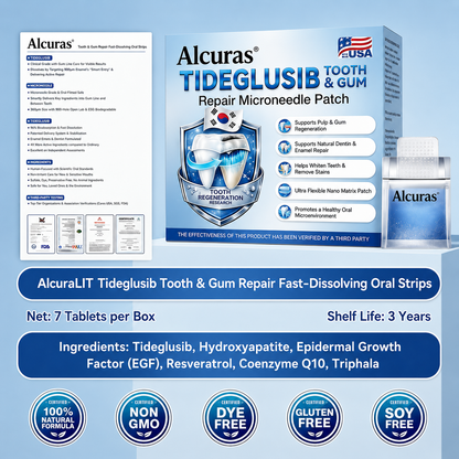 Alcuras® 🦷Fast‑Dissolving Tooth & Gum Repair Oral Strips ✨