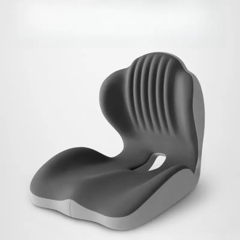 Ergonomic Memory Foam Seat Cushion with Lumbar and Back Support, Relieves Back Pain, Reduces Pressure