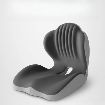 Ergonomic Memory Foam Seat Cushion with Lumbar and Back Support, Relieves Back Pain, Reduces Pressure