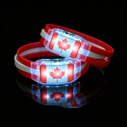 🔥Today Buy 1 Get 1 Free🔥LED Light Up National Flag Wristbands