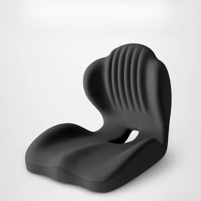 Ergonomic Memory Foam Seat Cushion with Lumbar and Back Support, Relieves Back Pain, Reduces Pressure