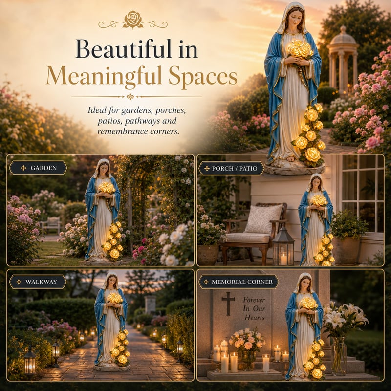 🔥Last Day 50% OFF 💗Virgin Mary Garden Light
