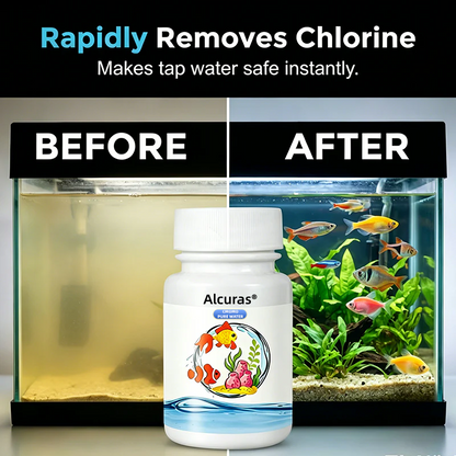 ⏰🔥50% OFF! 🌿 Instant Water Dechlorinator – Safe & Healthy Fish Tanks 🐠