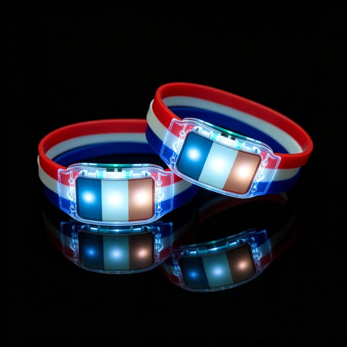 🔥Today Buy 1 Get 1 Free🔥LED Light Up National Flag Wristbands
