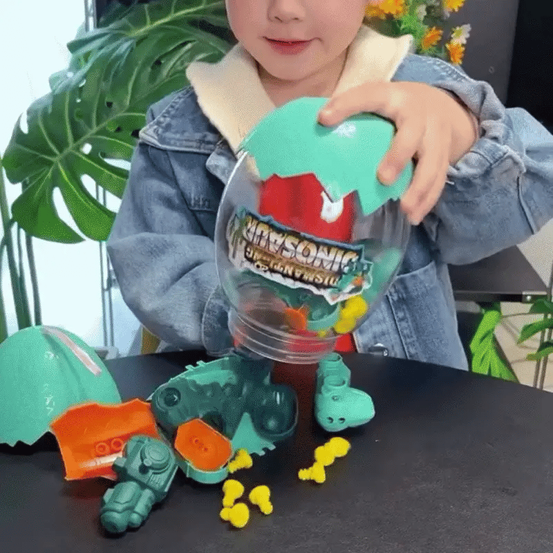 DIY Build & Transform Dinosaur Egg Toy