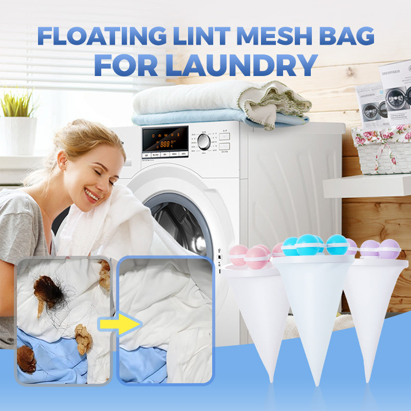 🧺 Up to 50% OFF ✨ Washing Machine Hair Catcher Filter – Floating Lint & Pet Hair Removal Laundry Ball