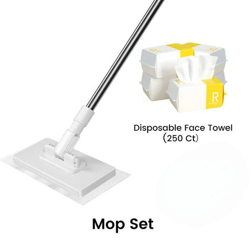 🧹Now only 49% off!💥Disposable Dust Mop with 4 Reusable Cloths