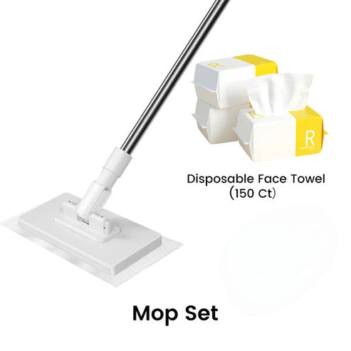 🧹Now only 49% off!💥Disposable Dust Mop with 4 Reusable Cloths