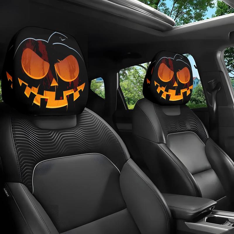 🔥LAST DAY SALE 49% OFF-😆Funny Cartoon Car Headrest Covers – 2PCS Universal Fit 🚗