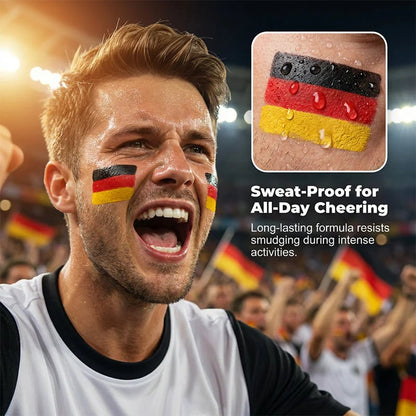 🔥LAST DAY 49% OFF⚽🏆National Flag Face Paint Stick for Sports Fans✨🌈