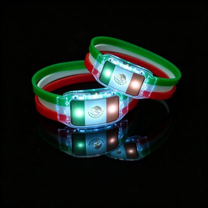 🔥Today Buy 1 Get 1 Free🔥LED Light Up National Flag Wristbands