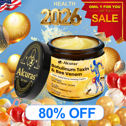 ✨Official Flagship Store✨Alcuras® Botulinum Toxin & Bee Venom Pain-Relief Bone Healing Cream