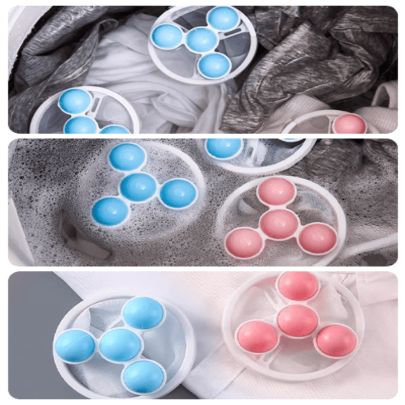 🧺 Up to 50% OFF ✨ Washing Machine Hair Catcher Filter – Floating Lint & Pet Hair Removal Laundry Ball