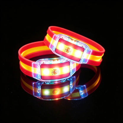🔥Today Buy 1 Get 1 Free🔥LED Light Up National Flag Wristbands