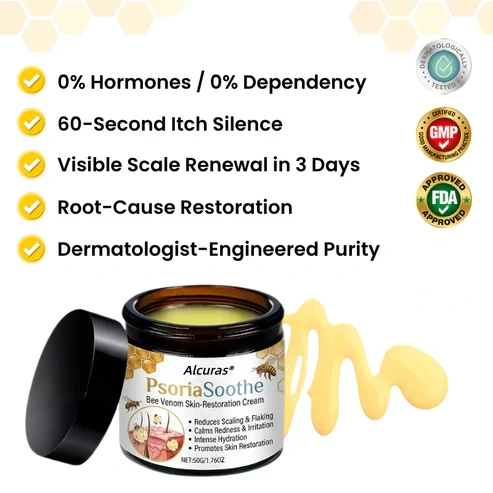 Alcuras® PsoriaSoothe Bee Venom Skin-Restoration Cream