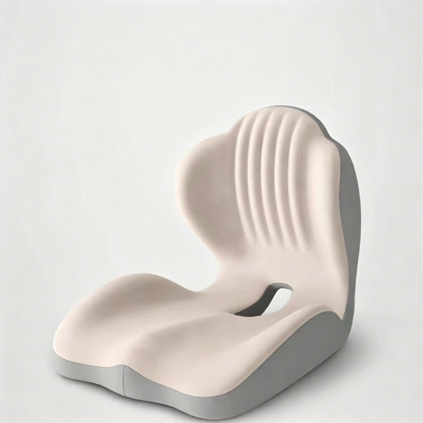 Ergonomic Memory Foam Seat Cushion with Lumbar and Back Support, Relieves Back Pain, Reduces Pressure