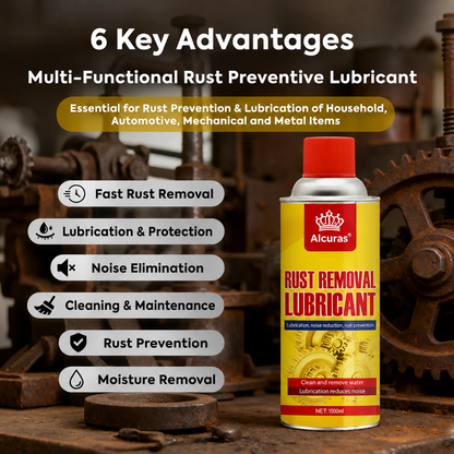 Limited-time 75% off⏰Anti-Rust Lubricant Spray & Rust Remover