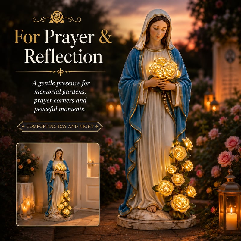 🔥Last Day 50% OFF 💗Virgin Mary Garden Light