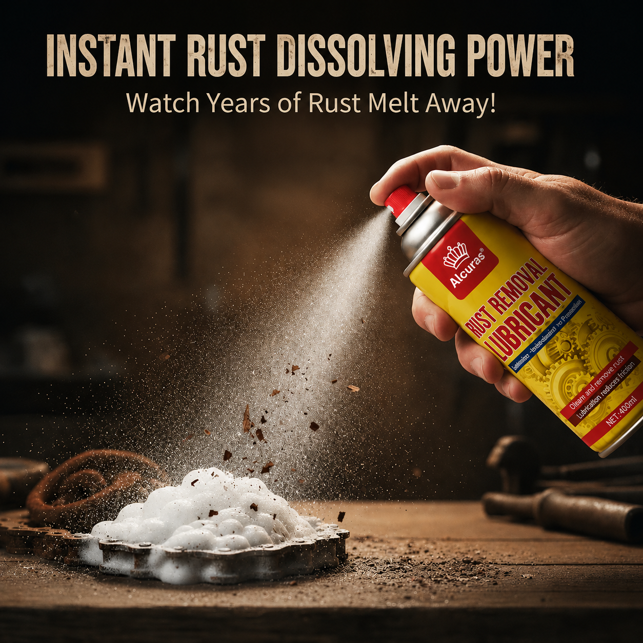 Limited-time 75% off⏰Anti-Rust Lubricant Spray & Rust Remover