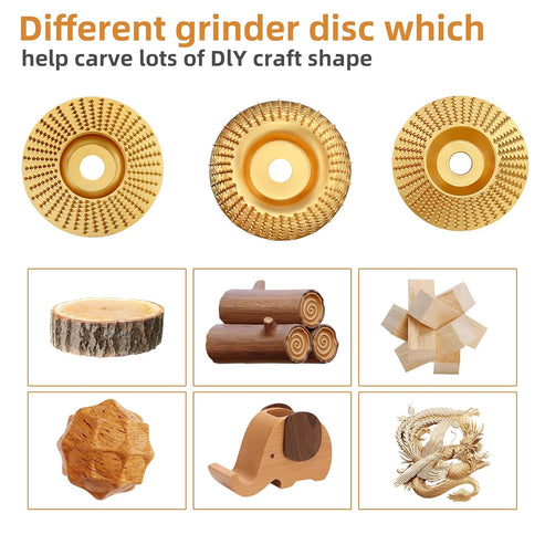Last Day 49% OFF🔥Heavy-Duty Wood Carving Disc Set (3PCS)