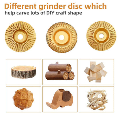 Last Day 49% OFF🔥Heavy-Duty Wood Carving Disc Set (3PCS)