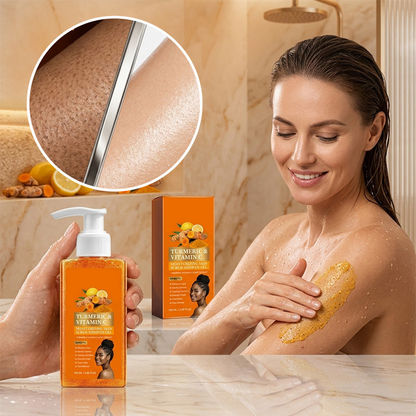 🔥Day Sale 70% OFF|Turmeric Vitamin C Scrub Body Wash