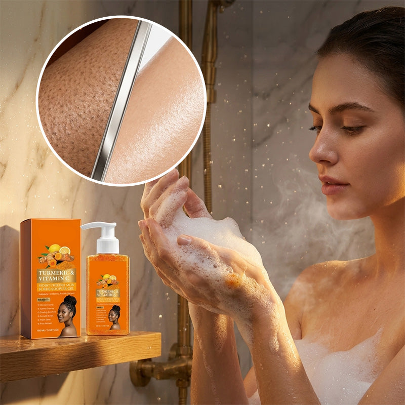 🔥Day Sale 70% OFF|Turmeric Vitamin C Scrub Body Wash