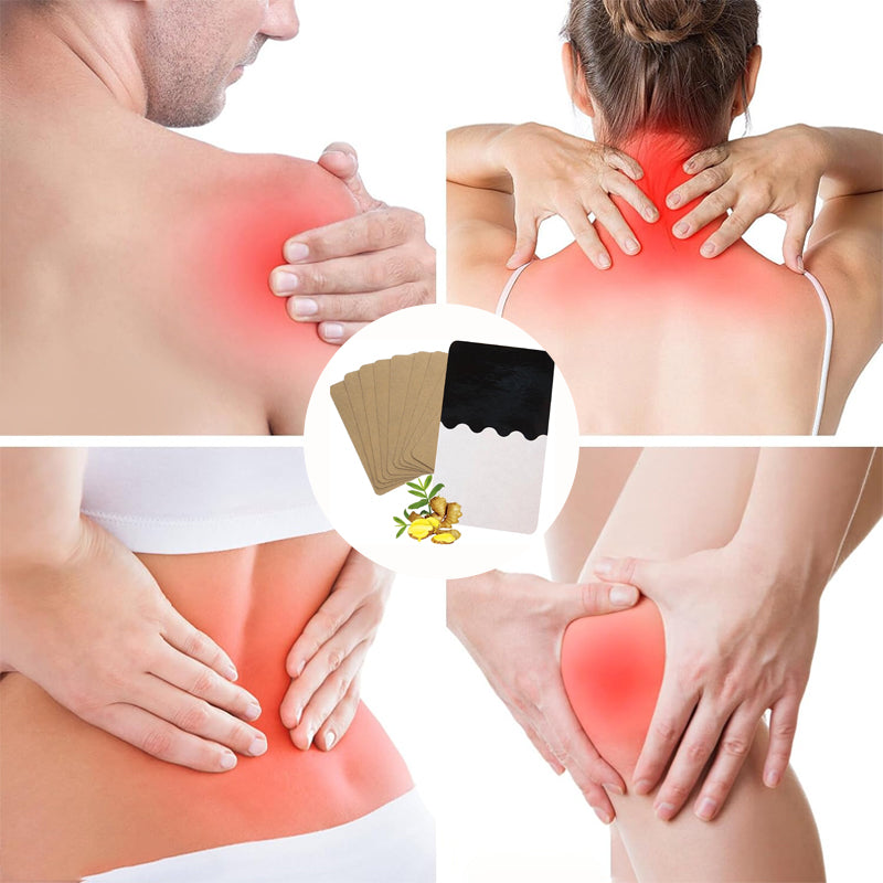 ⏳Time-Limited Special⏰ Ginger Pain Relief Patches – Natural Heat Therapy for Aches & Stiffness | Stick It Where It Hurts! 💆‍♀️